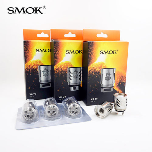 100% Original Smok TFV8 Coil Head V8-T8 V8-T6 V8-Q4 V8-X4 V8-T10 V8 Replacement Coils For TFV8 Cloud Beast Tank