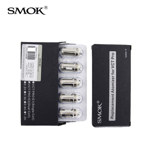 5pcs 100% Original SMOK VCT Pro coil 0.2ohm 0.6ohm replacement coil head for SMOK VCT pro tank