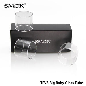 Original Smok TFV8 Big Baby Glass Tube Replacement Pure Pyrex Glass Tubes for TFV8 big Baby Beast Atomizer