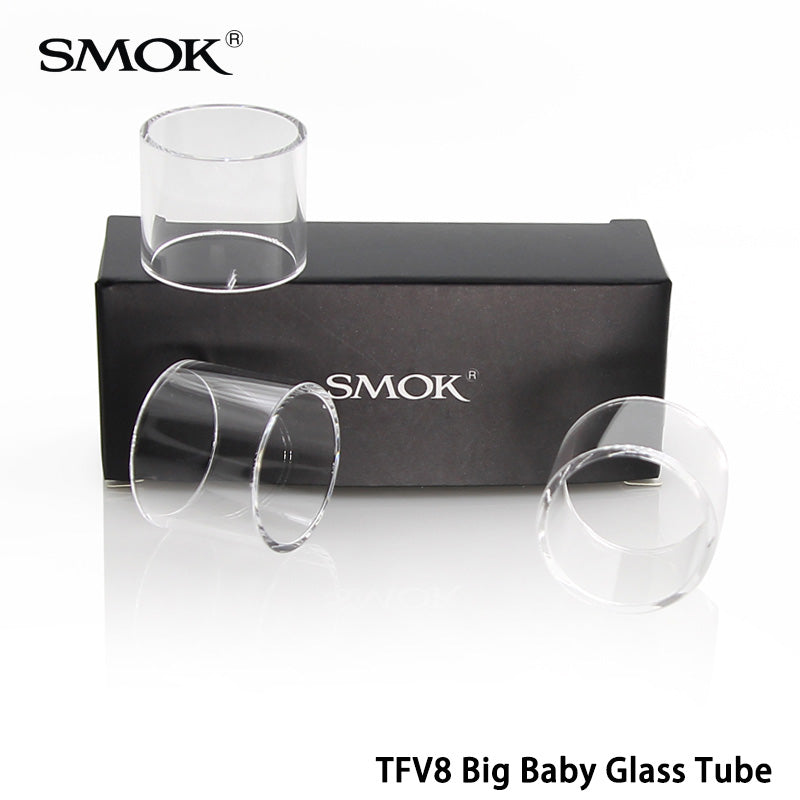 Original Smok TFV8 Big Baby Glass Tube Replacement Pure Pyrex Glass Tubes for TFV8 big Baby Beast Atomizer