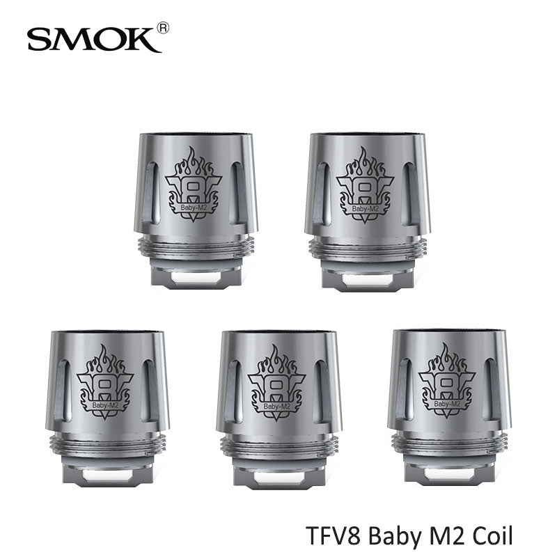 Original SMOK TFV8 Baby M2 Coil 0.15/0.25 ohm Replacement Coil Head V8 Baby-M2 Core fit for TFV8 Baby Big Baby Tank
