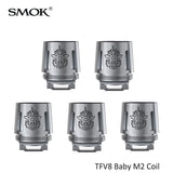 Original SMOK TFV8 Baby M2 Coil 0.15/0.25 ohm Replacement Coil Head V8 Baby-M2 Core fit for TFV8 Baby Big Baby Tank