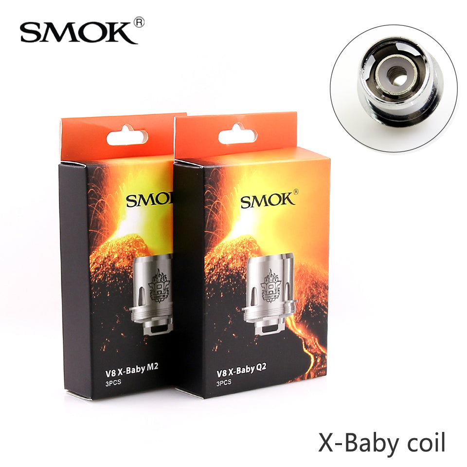 Original SMOK TFV8 X-BABY Coil 0.25ohm/0.4ohm replacement coil fit for SMOK X BABY Atomizer V8 X-BABY M2 Coil X BABY Q2 Coil