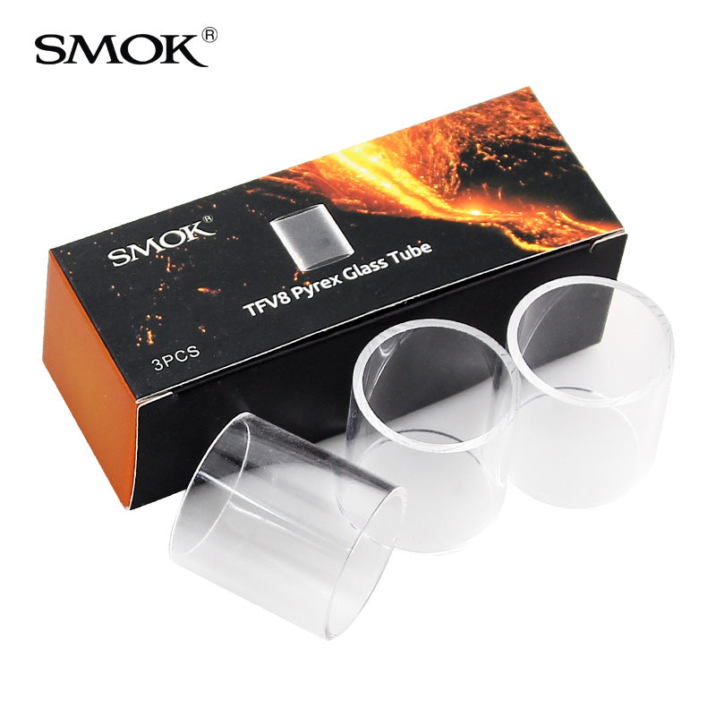 Original SMOK TFV8 Pyrex Glass Tube TFV8 Tank replacement Glass tube for TFV8 Cloud Beast Tank Atomizer