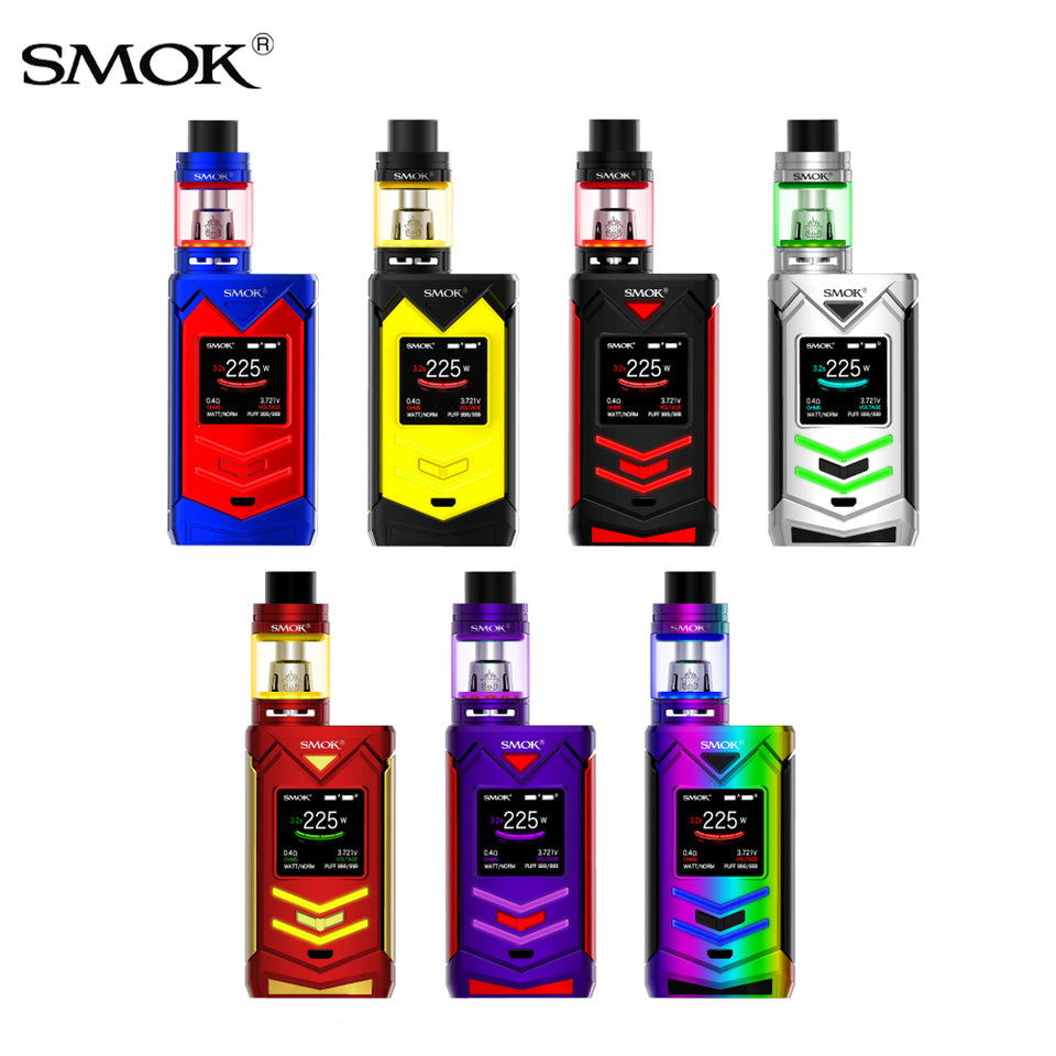 Original SMOK VENENO Kit with 225W Veneno Mod 5ml TFV8 BIG BABY Light Version vaporizer Electronic Cigarette Kit VS SMOK Mag Kit