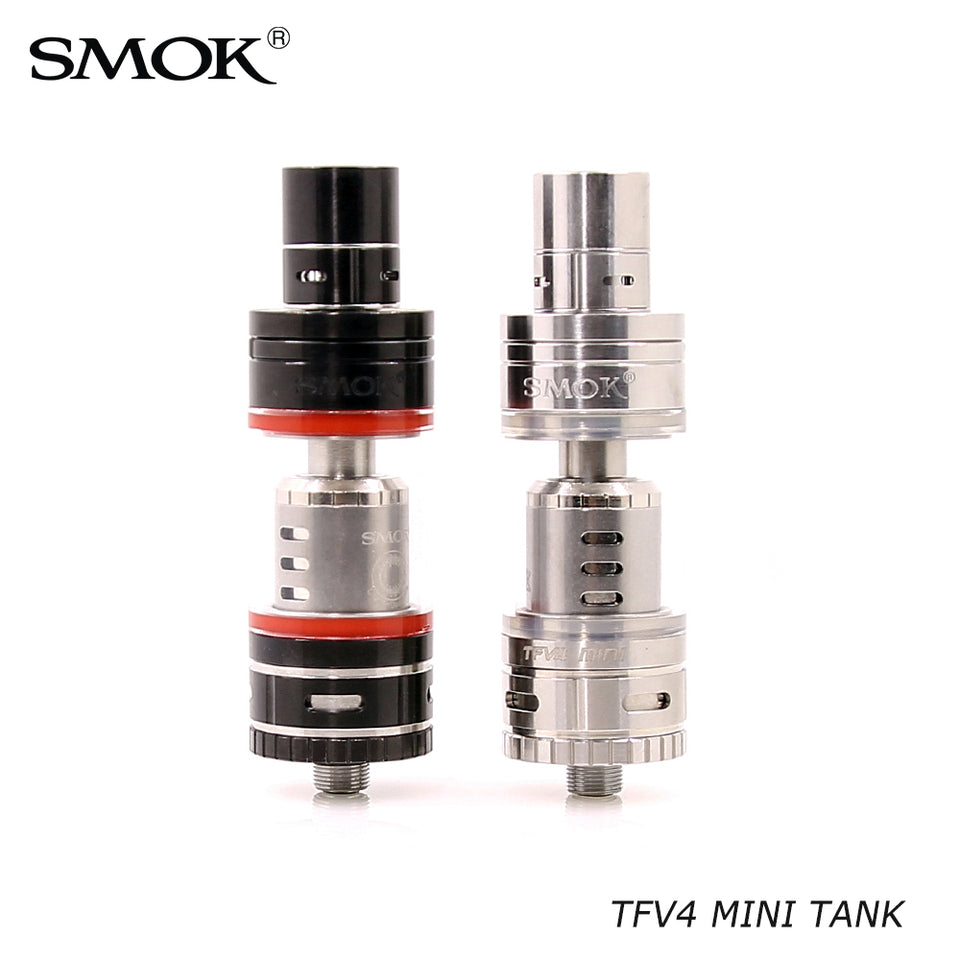 Electronic Cigarette Atomizer Original Smok TFV4 Mini Atomizer Sub Ohm Tank 510 Vape Tank VS SMOK TFV8