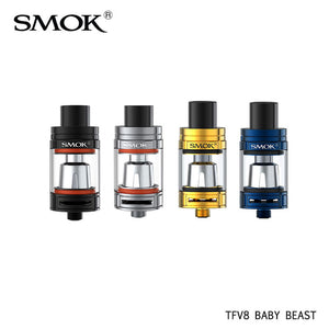 100% Original Smok TFV8 Baby Tank 3.0ml Capacity with V8 Baby Q2 T8 Coil 22mm Atomizer E-Cigarette Tank 510 Vaporizer