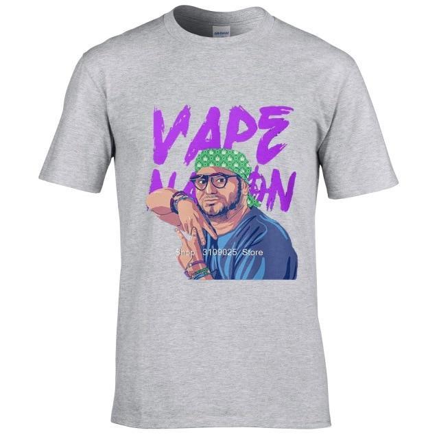 Fashon Brand Vape Nation Men's Black T-shirt