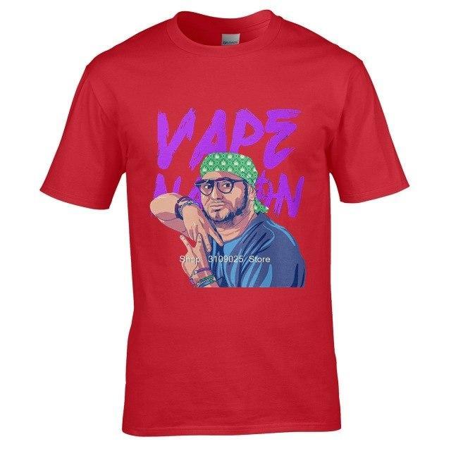 Fashon Brand Vape Nation Men's Black T-shirt