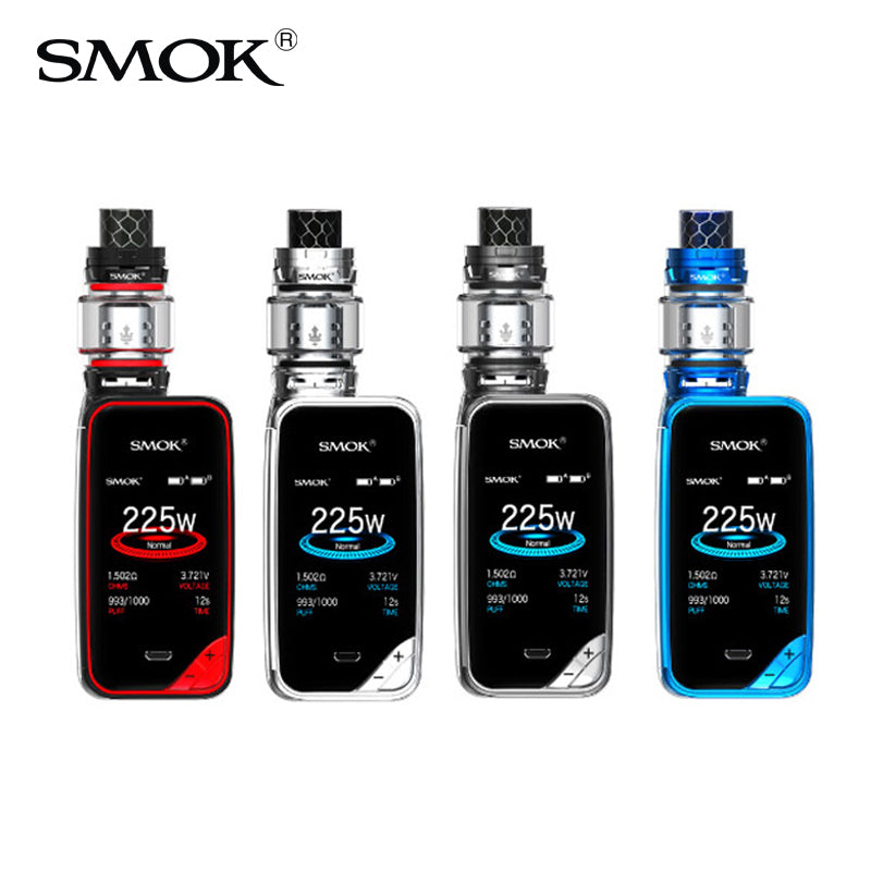 Original SMOK X-PRIV Kit with 8ml TFV12 Prince Tank Vaporizer 225W X PRIV Mod Electronic Cigarette SMOK VAPE Kit VS G-priv 2