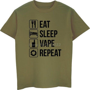EAT SLEEP VAPE REPEAT Unisex T-shirt