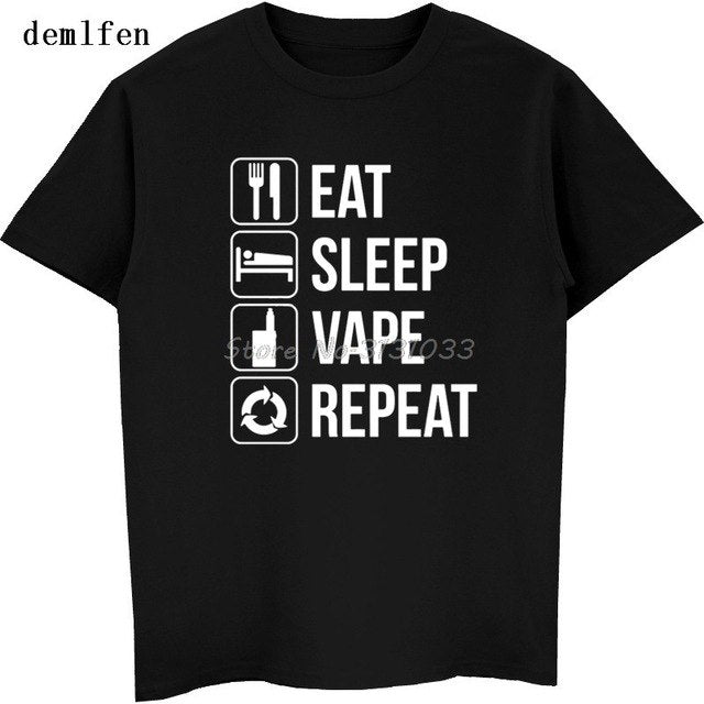 EAT SLEEP VAPE REPEAT Unisex T-shirt
