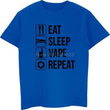 EAT SLEEP VAPE REPEAT Unisex T-shirt