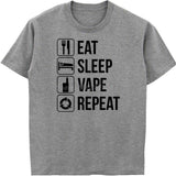 EAT SLEEP VAPE REPEAT Unisex T-shirt
