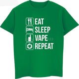 EAT SLEEP VAPE REPEAT Unisex T-shirt
