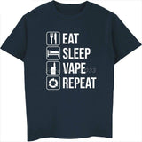EAT SLEEP VAPE REPEAT Unisex T-shirt