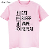 EAT SLEEP VAPE REPEAT Unisex T-shirt