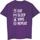 EAT SLEEP VAPE REPEAT Unisex T-shirt