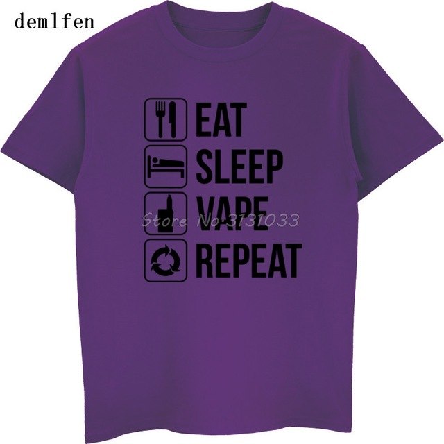 EAT SLEEP VAPE REPEAT Unisex T-shirt