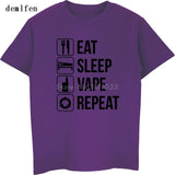 EAT SLEEP VAPE REPEAT Unisex T-shirt