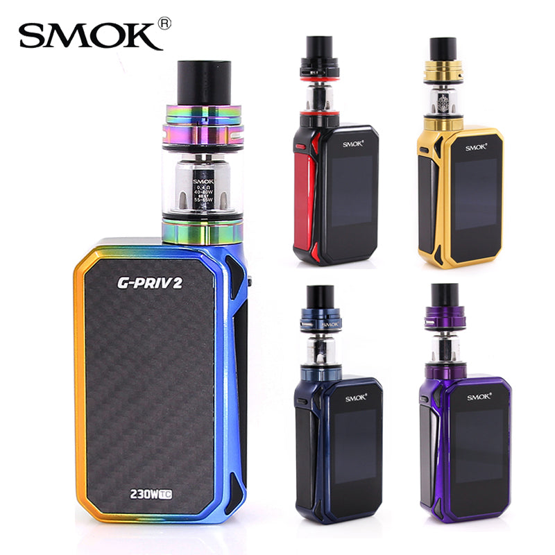 SMOK G-PRIV 2 Kit Original Electronic Cigarette Kit with 230W G PRIV 2 Mod 4ml X-BABY Vaporizer G PRIV SMOK VAPE Kit