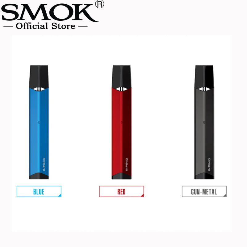 SMOK Infinix Kit 250mah Built-in Battery 2ml Pod Electronic Cigarette Kit Vape Pen Style VS Fit Kit Vape Pen 22 Stick Prince Kit